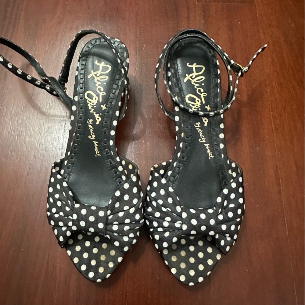 Alice & Olivia Polka Dot Espadrilles
